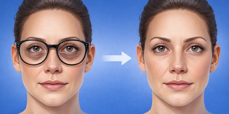 آیا عینک زدن باعث گودی زیر چشم می شود؟
